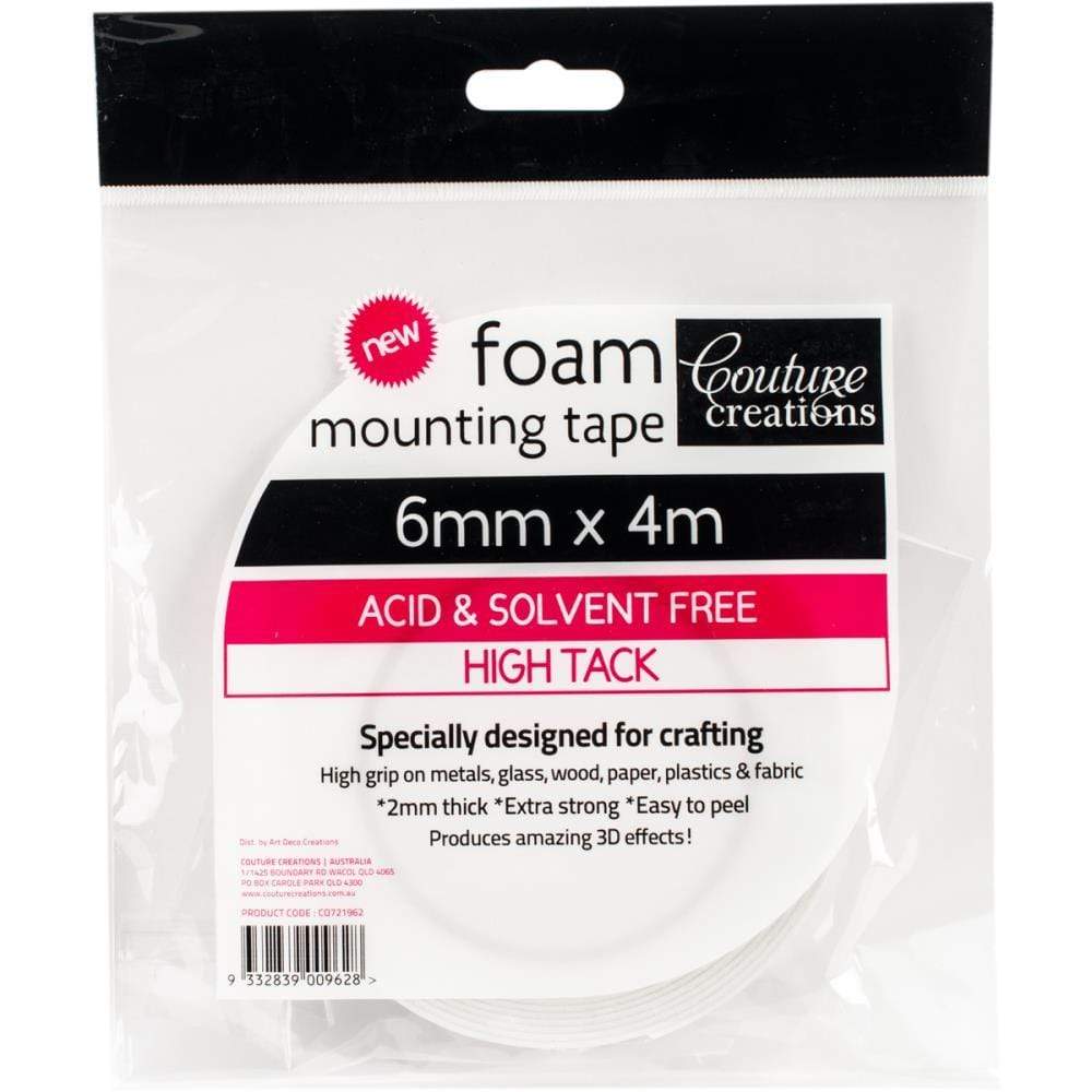 Buy Your Couture Creations Foam Mounting Tape 6mmX4m High Tack Fashion