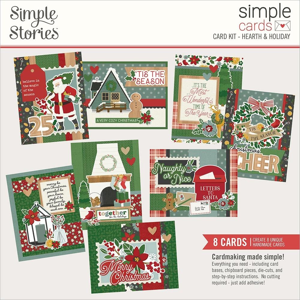 Simple Vintage Christmas Lodge Chipboard Stickers 6X12